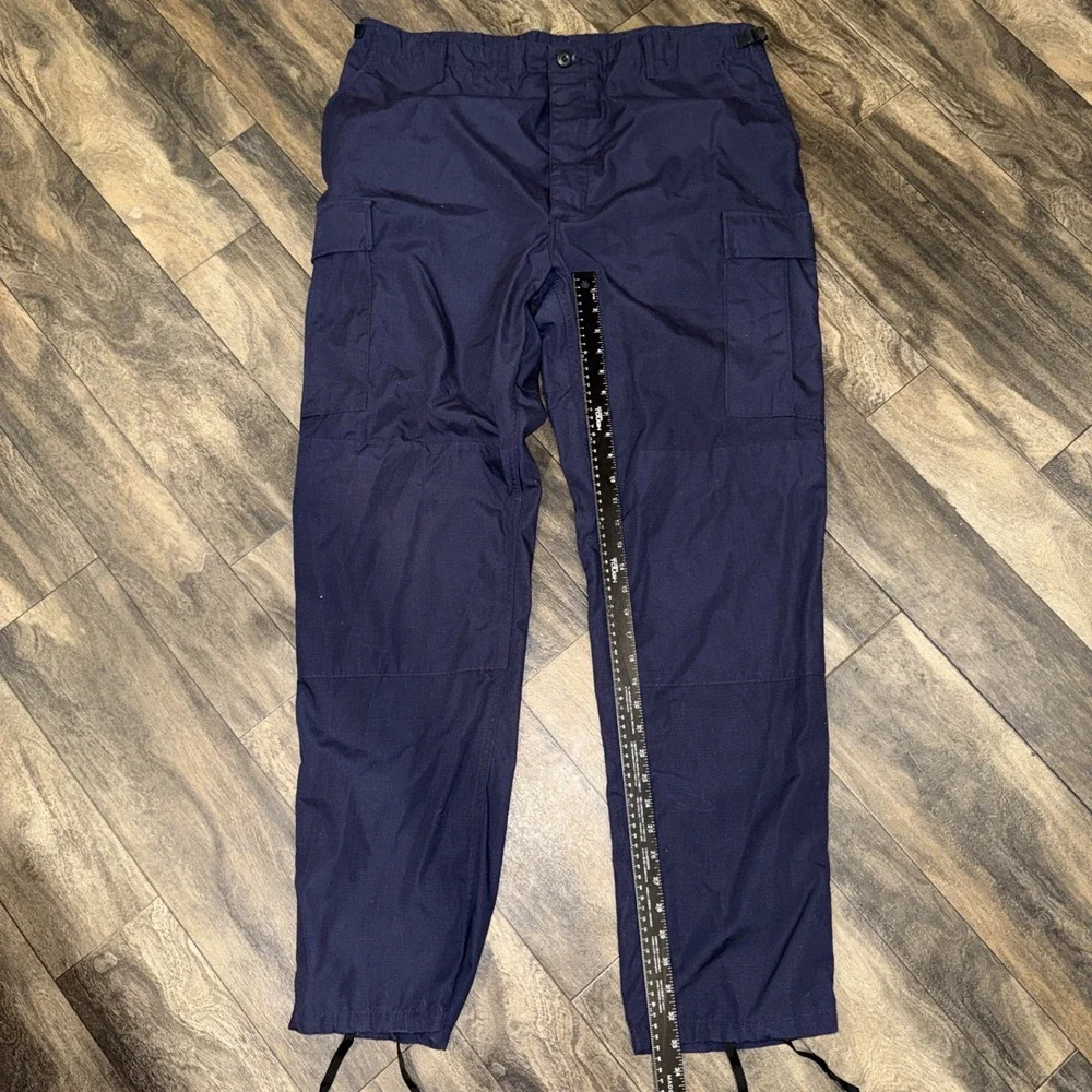 PROPPER Tactical Pants Cargo Utility Ripstop Men's Sz XL/L Navy Blue Adjustable